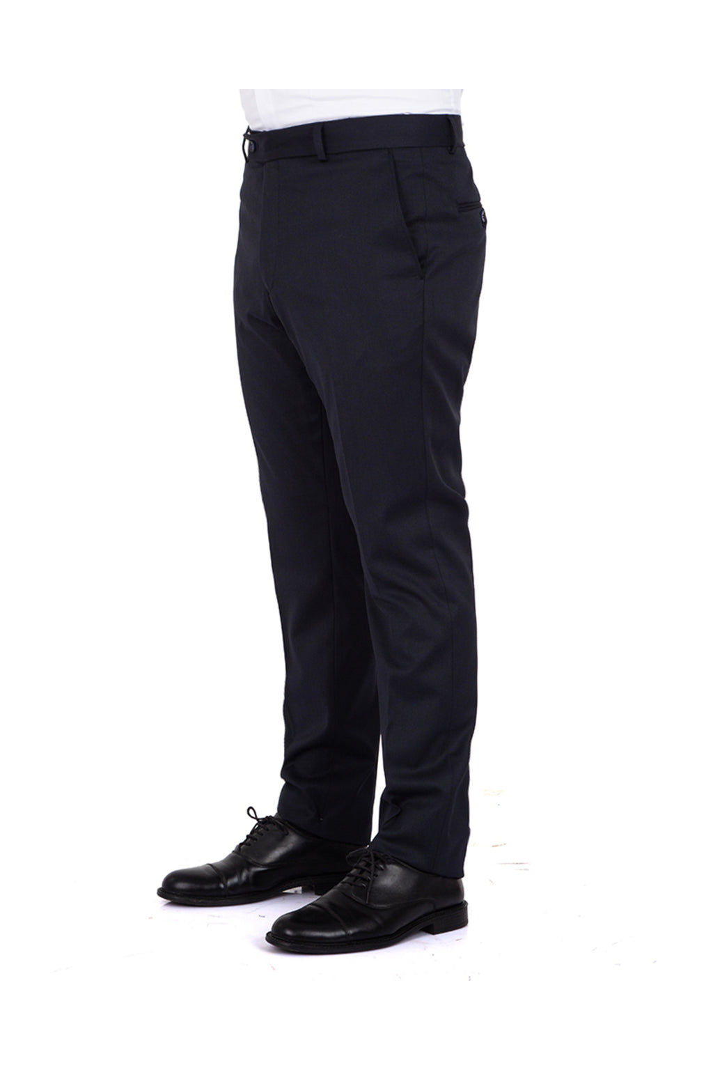 Premium Kalite Klasik Lacivert Slim Fit Likralı Erkek Kumaş Pantolon