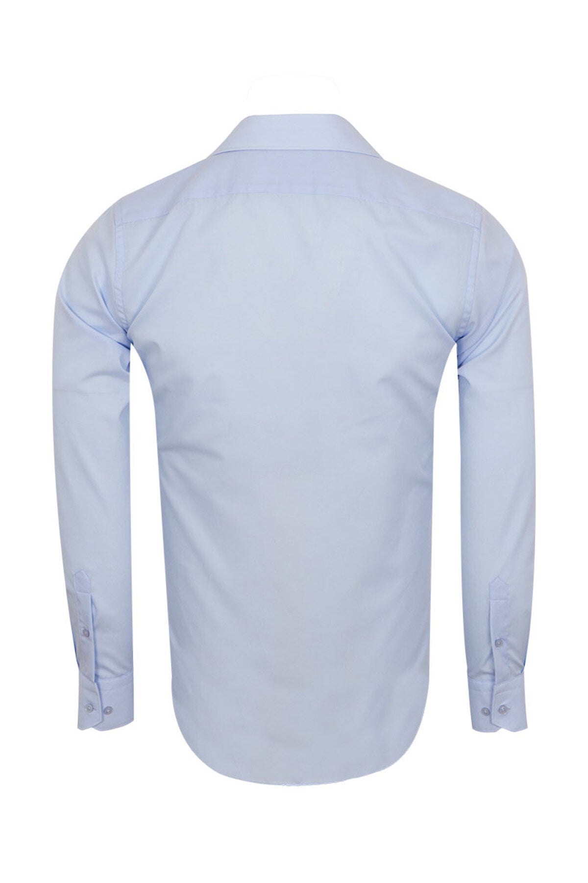 %80 Pamuklu Açık Mavi Modern Fit Erkek Gömlek