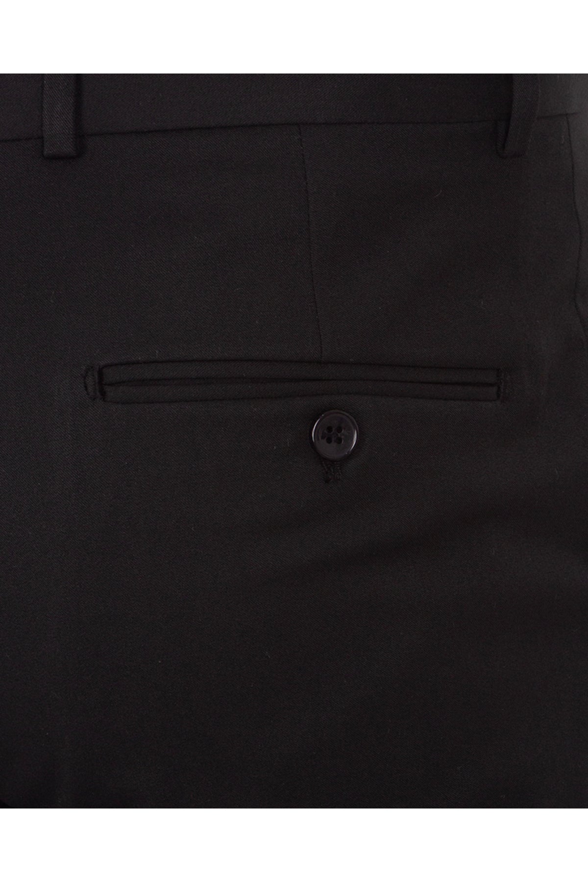Premium Kalite Klasik Siyah Slim Fit Likralı Erkek Kumaş Pantolon