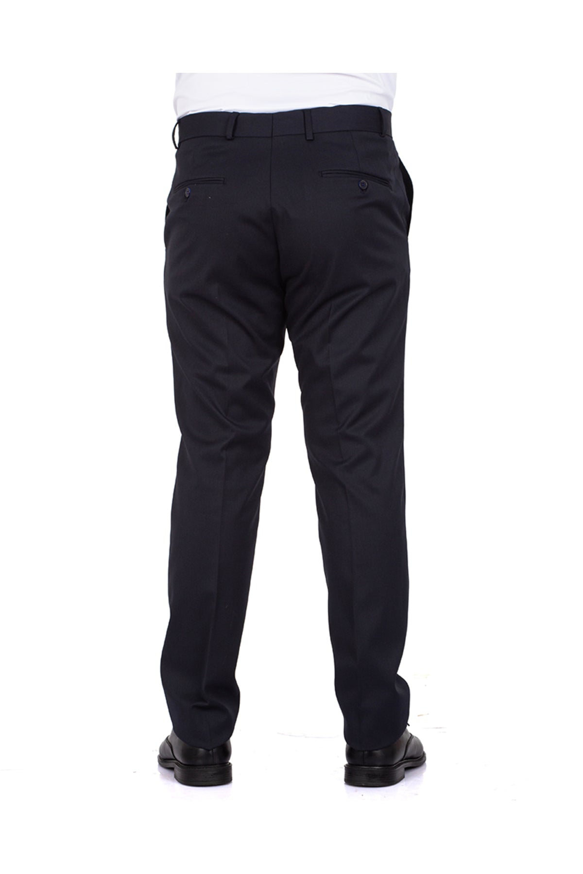Premium Kalite Klasik Lacivert Slim Fit Likralı Erkek Kumaş Pantolon