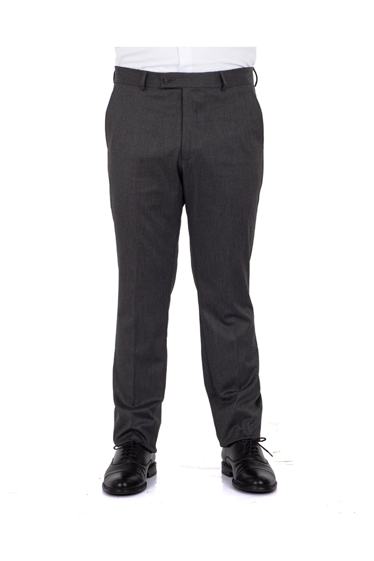 Premium Kalite Klasik Antrasit Slim Fit Likralı Erkek Kumaş Pantolon
