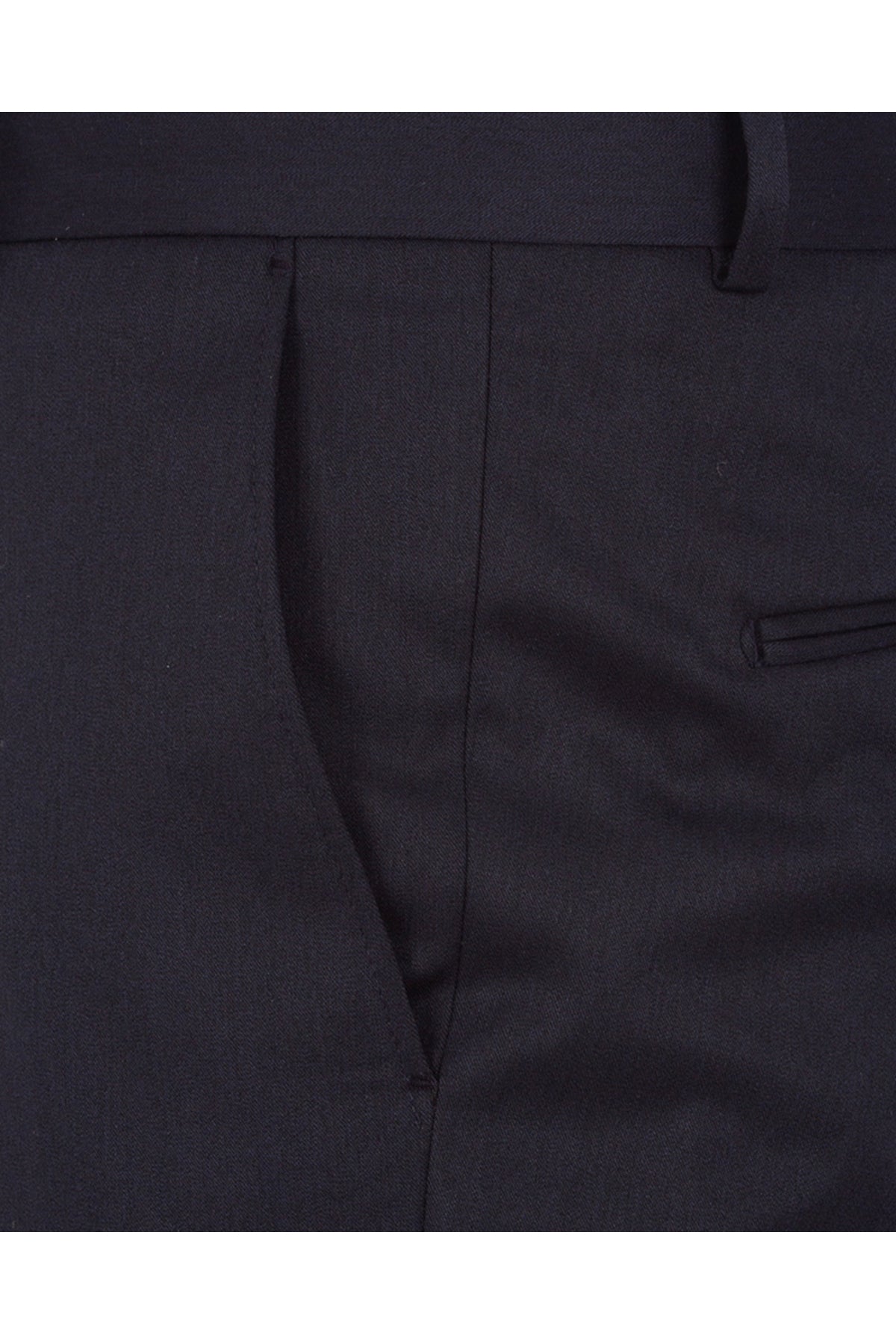 Premium Kalite Klasik Lacivert Slim Fit Likralı Erkek Kumaş Pantolon