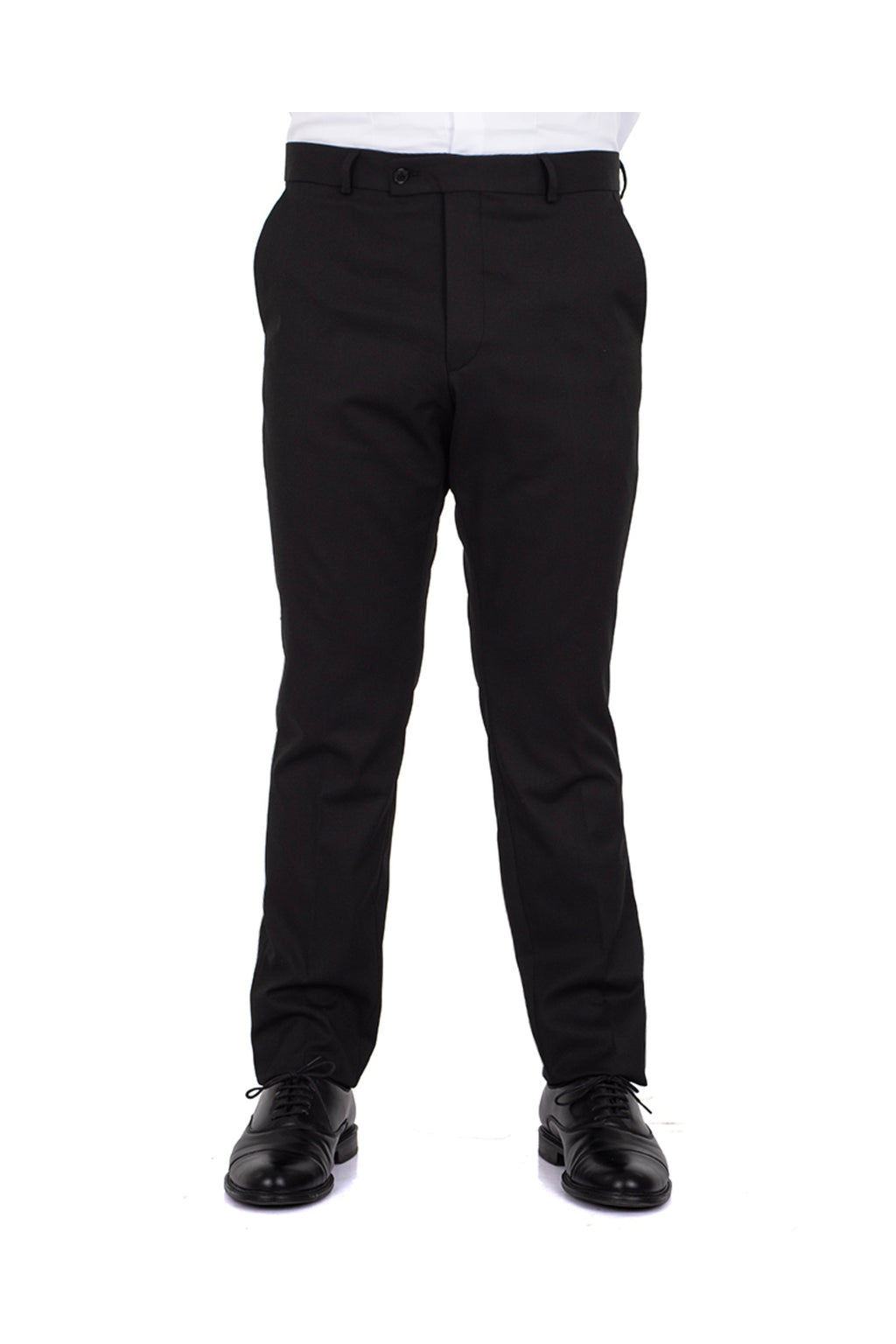 Premium Kalite Klasik Siyah Slim Fit Likralı Erkek Kumaş Pantolon
