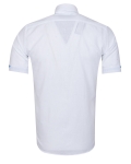 Cotton Linen Short Sleeved Mens Shirt SS 7888 - Thumbnail