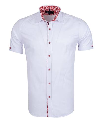 MAKROM - Garnished Short Sleeve Mens Shirt SS 7896