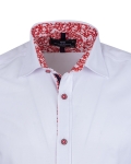 Garnished Short Sleeve Mens Shirt SS 7896 - Thumbnail