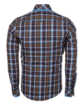 Luxury Check Multicolor Cotton Long Sleeved Mens Shirt SL 5403 - Thumbnail