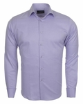 Luxury Plain Double Cuff Long sleeved Mens Shirt SL 5482 - Thumbnail