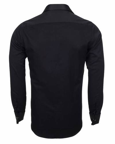 Luxury Plain Double Cuff Long sleeved Mens Shirt SL 5482