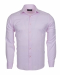 Luxury Plain Double Cuff Long sleeved Mens Shirt SL 5482 - Thumbnail