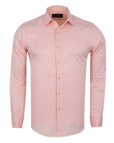 Luxury Plain Double Cuff Long sleeved Mens Shirt SL 5482