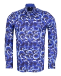 Printed Long Sleeved Mens Shirt SL 7792 - Thumbnail