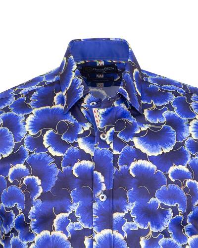 Oscar Banks - Printed Long Sleeved Mens Shirt SL 7792 (1)