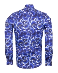 Printed Long Sleeved Mens Shirt SL 7792 - Thumbnail