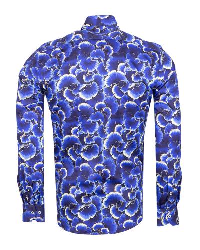 Printed Long Sleeved Mens Shirt SL 7792