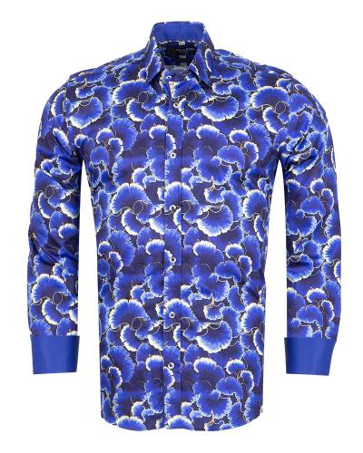 Printed Long Sleeved Mens Shirt SL 7792