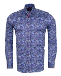 Printed Long Sleeved Mens Shirt SL 7799 - Thumbnail