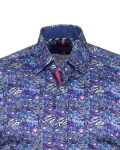 Printed Long Sleeved Mens Shirt SL 7799 - Thumbnail