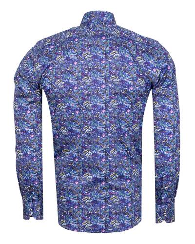 Printed Long Sleeved Mens Shirt SL 7799