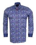 Printed Long Sleeved Mens Shirt SL 7799 - Thumbnail