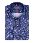 Printed Long Sleeved Mens Shirt SL 7799 - Thumbnail