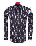 Printed Long Sleeved Mens Shirt SL 7810 - Thumbnail