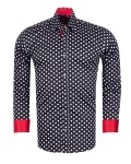 Printed Long Sleeved Mens Shirt SL 7810 - Thumbnail