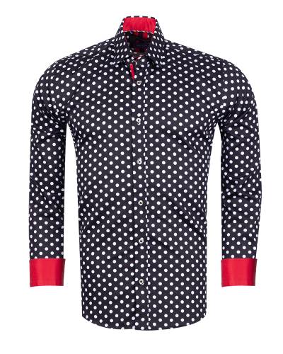 Printed Long Sleeved Mens Shirt SL 7810