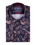 Printed Long Sleeved Mens Shirt SL 7832 - Thumbnail