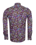 Printed Long Sleeved Mens Shirt SL 7837 - Thumbnail