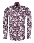 Printed Long Sleeved Mens Shirt SL 7846 - Thumbnail