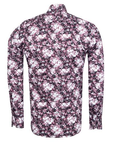 Printed Long Sleeved Mens Shirt SL 7846