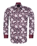 Printed Long Sleeved Mens Shirt SL 7846 - Thumbnail