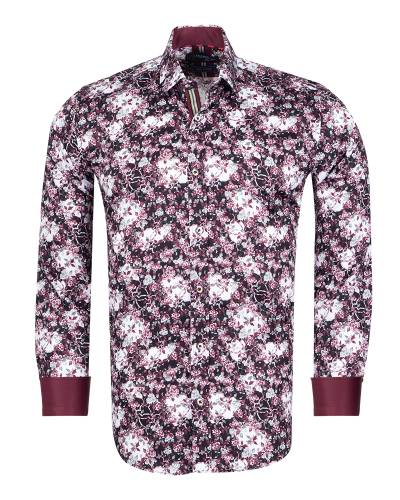 Printed Long Sleeved Mens Shirt SL 7846