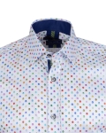 Printed Short Sleeved Mens Shirt SS 7763 - Thumbnail