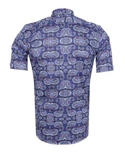 Printed Short Sleeved Mens Shirt SS 7773