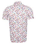 Printed Short Sleeved Mens Shirt SS 7895 - Thumbnail